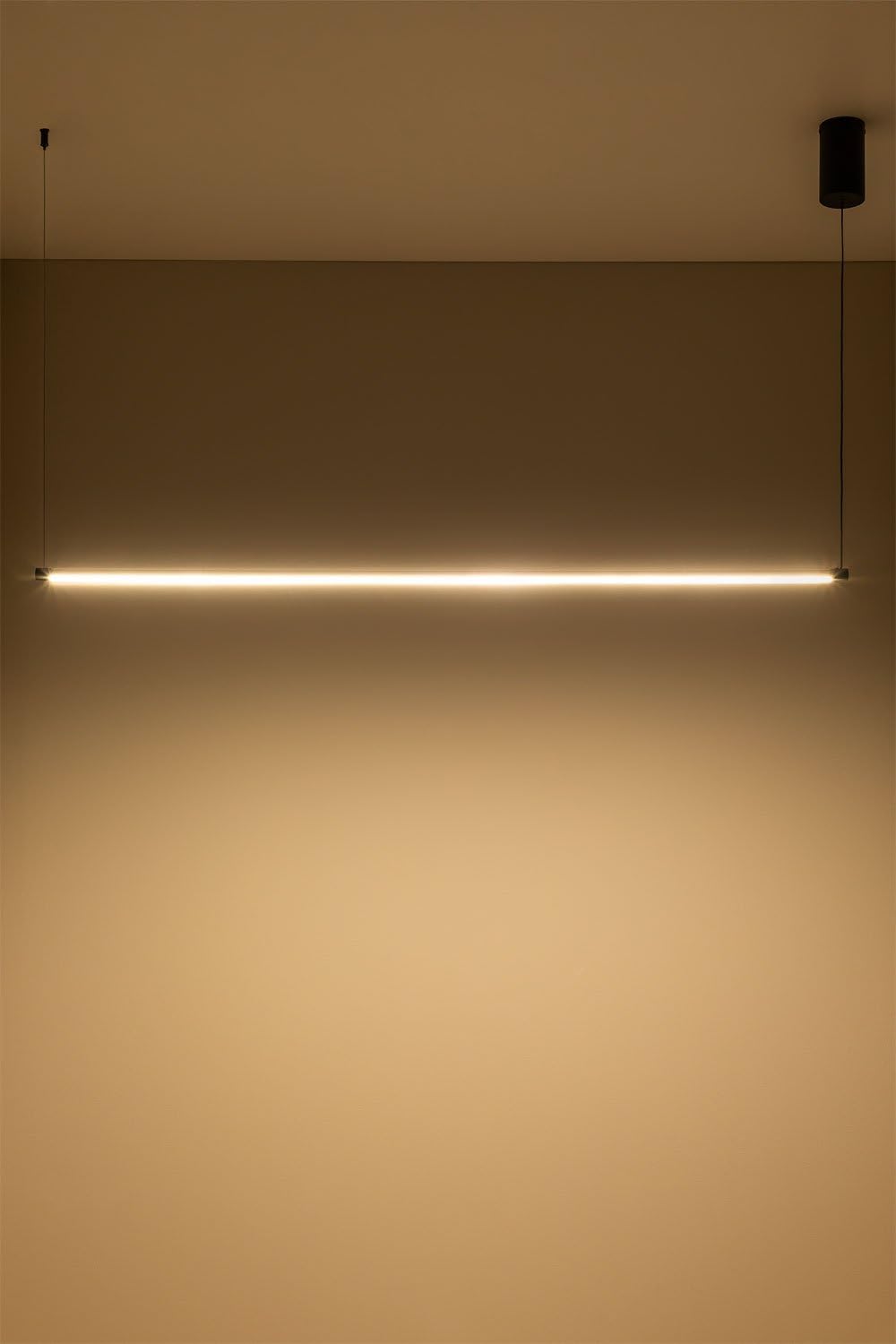 SKLUM Liniowa lampa sufitowa LED z metalu (122 cm) Bergene