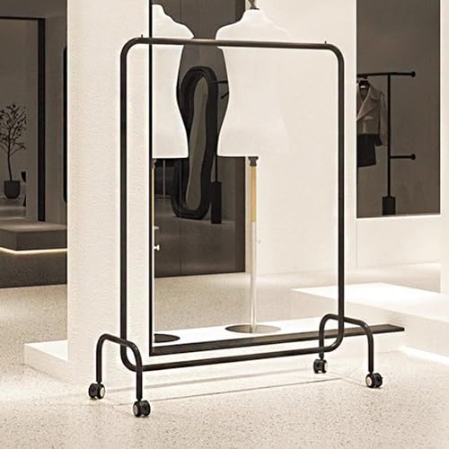 Rollbarer Edelstahl-Kleiderständer, tragbar, kommerzielle...