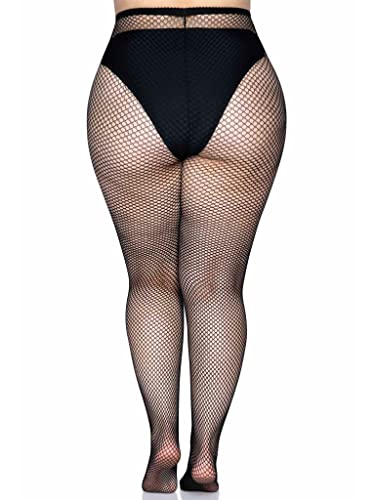 Collant classique fine résille grande taille extensible et confortable - 4