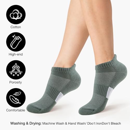 Thickened Towel Sole Running Socks - 6 Pairs Sports Socks, Non-slip, Sweat Absorbent and Breathable2