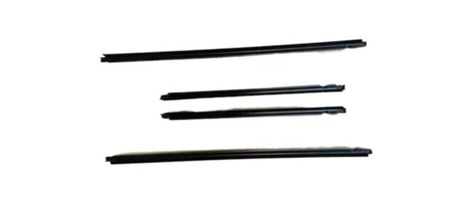 for Toyota for Echo 1999-2004 1st Gen Moulding Door Belt Line for Yaris 6818052010 for Vios 4 X Outside Window Glass Rubber Outer Window Weatherstrip