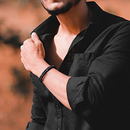 Bracelets For Mens Gifts, Leather Bracelet Gifts For Him I Love You Morse Code Bracelets For Mens Jewelry Unique Funny Gifts Birthday Christmas Anniversary Valentine's Day Gifts For Boyfriend Husband #TOP2