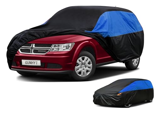 Image of GUNHYI Dodge Car Cover Custom Fit Dodge Journey Waterproof All Weather, Lightweight Full Car Cover Outdoor Sun UV Rain Dust Snow Wind Protection.