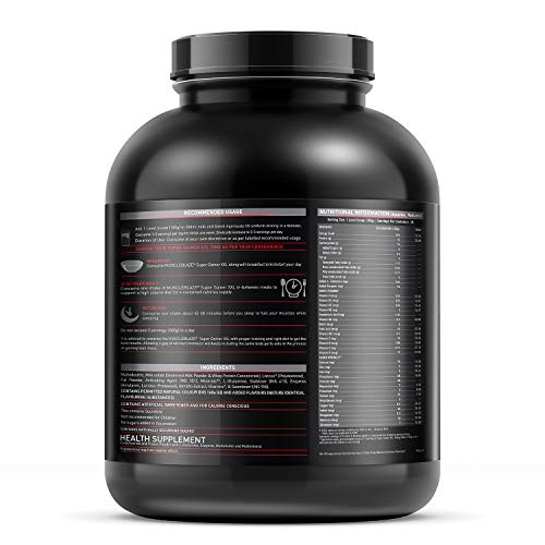 Image of MuscleBlaze Super Gainer XXL, For Muscle Mass Gain (Mango Burst, 3 kg / 6.6 lb Powder)