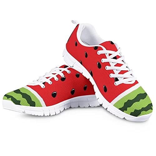 Women Floral/Leopard Print Running Sneaker Lightweight Walking Jogging Sports Shoes