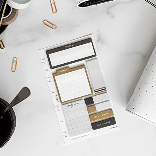 Blocs-notes adhésifs Filofax B132826 repositionnables 25 feuilles
