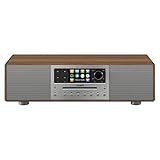 ANSCHLÜSSE: Optischer Digitaleingang für beste Stereo-Soundqualität auch beim Fernsehen, AUX-IN, USB-Port mit Ladefunktion und Musikwiedergabe, Kopfhöreranschluss.