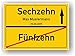 Produktbild Ortsschild 16 Jahre Geschenkidee 16 Geburtstag - Fünfzehn Sechzehn Schild personalisiertes Kunstdruck Bild Geschenk Karte Junge Mädchen Party Deko