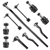 Front & Rear End Link Kit for Jeep Wrangler 2007-2017, Wrangler JK 2018, Driver & Passenger, Stabilizer/Sway Bar + Upper & Lower Ball Joint, Suspension DS300005 ES3624 ES800594 ES800593