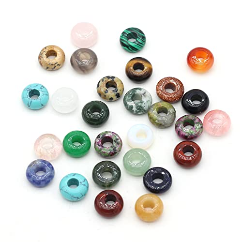50pcs Natural Semi-precious Stone Large...