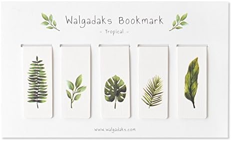 Monolike Magnetic Bookmarks Tropical, Set of 5