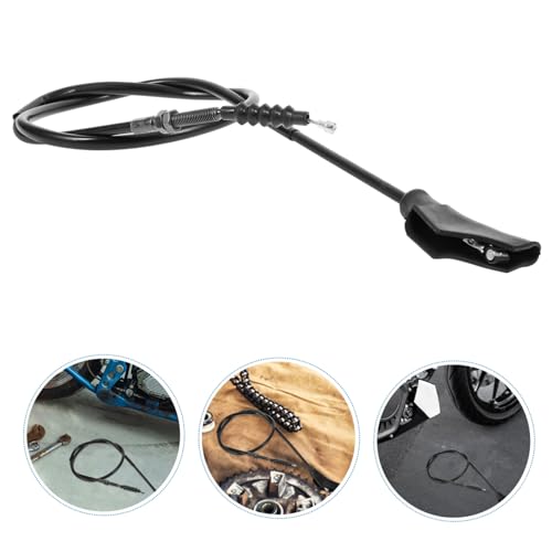 Cable de embrague negro ajustable con núcleo de acero inoxidable para motocicleta 4
