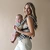 Boba Auri Baby Carrier Newborn to Toddler - Houndstooth-Jacquard Newborn Carrier, 3 Ergonomic Positions (Front in/Front Out/Back), โMโ-Position Baby Carriers with Adjustable Seat (7-45 lbs) #1