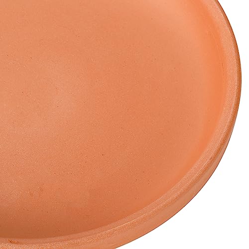 Suwimut Terracotta Pot Plant Saucer, 15cm/6inch Round with Drainage Hole, Clay Drip Trays for Indoor/Outdoor Plants - Image 3