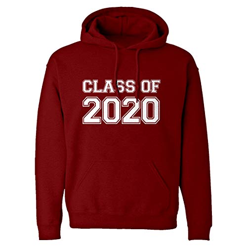 Hoodie Class of 2020 Large Red Hooded Sweatshirt