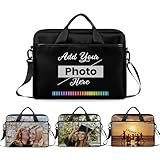 Personalized-Photo-Laptop-Bag,Custom Computer-Bags, Lightweight Briefcase Laptop Case,Sturdy Messenger/Shoulder Bags Handbags Gift For Women Men For Work Business Travel 15 Inch