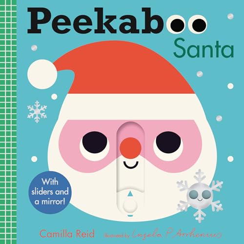 Image of Peekaboo: Santa: (An Interactive Board Book for Babies & Toddlers with Mirror & Sliders to Push, Pull, or Turn. Cute Christmas Artwork Includes an Elf, Reindeer, Tree, & More.) (Peekaboo You)