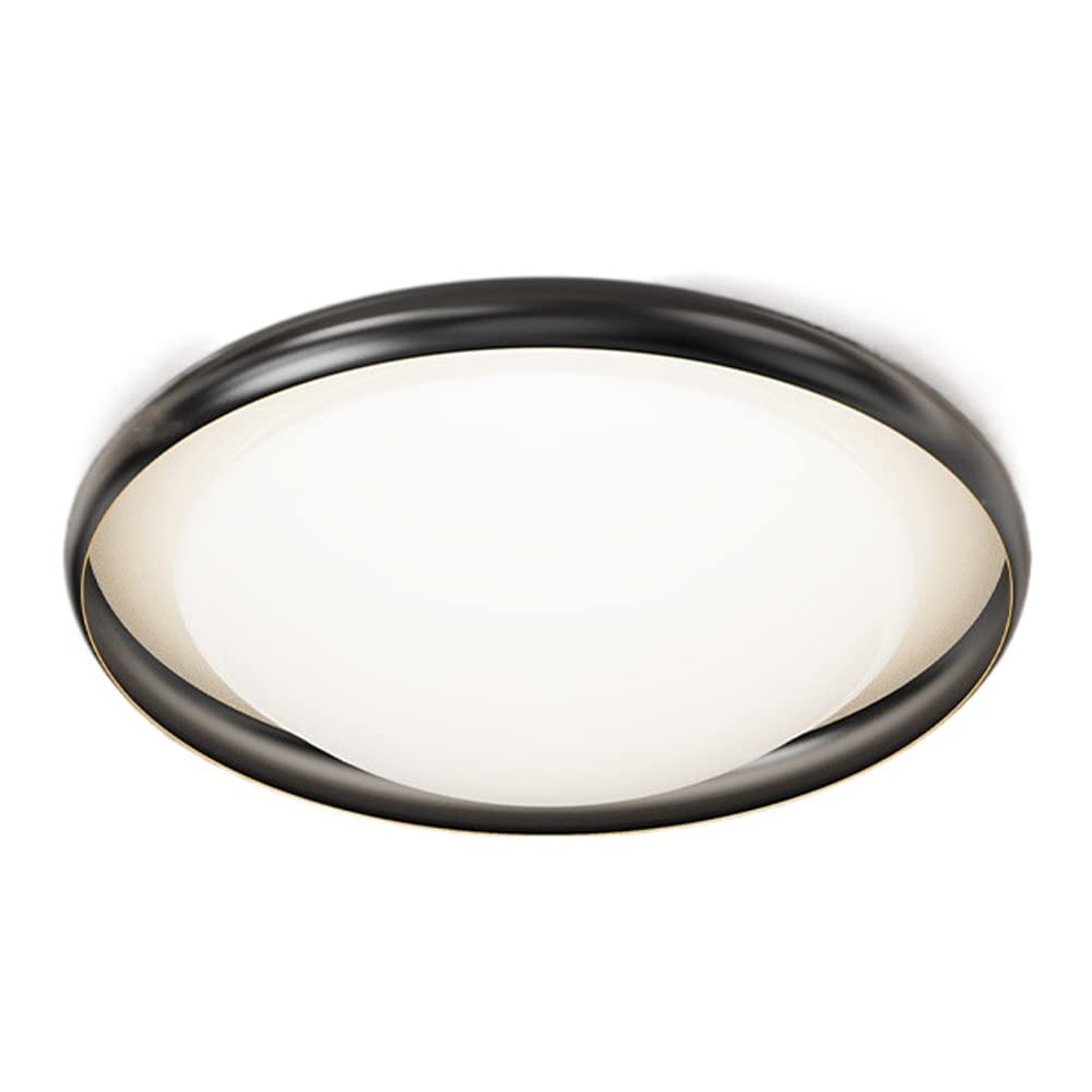 Plafonnier à gradation LED tricolore rond en cuivre 21.7In pour plafond de bureau