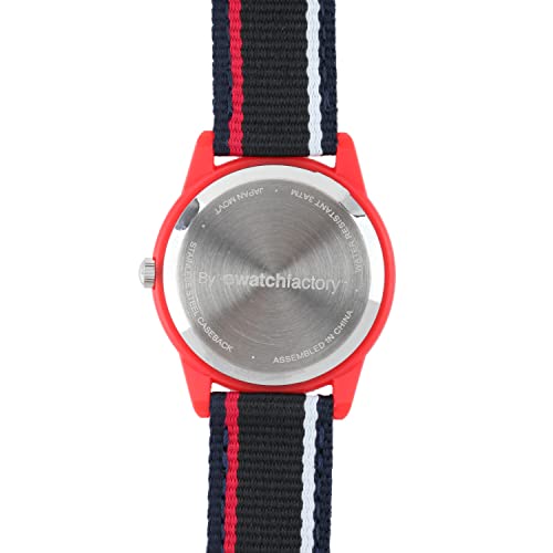 Red Balloon Kids' Plastic Time Teacher Analog Quartz Nylon Strap Watch3