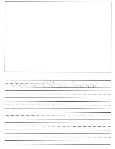 Draw and Write Journal: A book of writing and drawing paper for elementary-aged