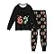 HOOUDO 67 Meme Pyjamas Set Boys Girls 2Pcs Long Sleeve 6 7 Pjs Tops with Pants Casual Pyjamas Six Seven Outfit for Boys Girls 2-14 Years Old