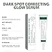 Dark Spot Correcting Glow Serum - Niacinamide Dark Spot Remover for Face - Reduces Dark Spots, Brightens Skin Tone & Hydrates - For All Skin Types (2 pcs)