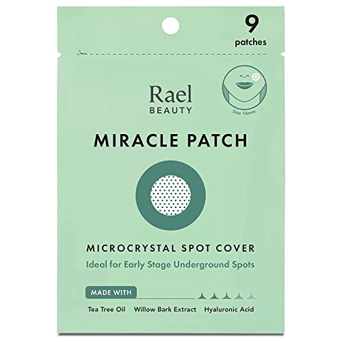 Rael patch contre l'acné aux microcristaux. Traitement efficace contre les taches d’acné au tea tree (1 paquet, 9 patchs)