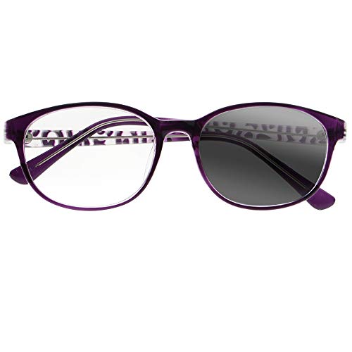 Womens Bifocal Reading Glasses Transition Photochromic Sunglasses Readers2