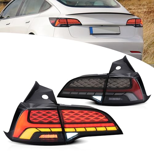 Feux Arrière LED pour Tesla Model 3 et Y VLAND, bloc optique complet style clair