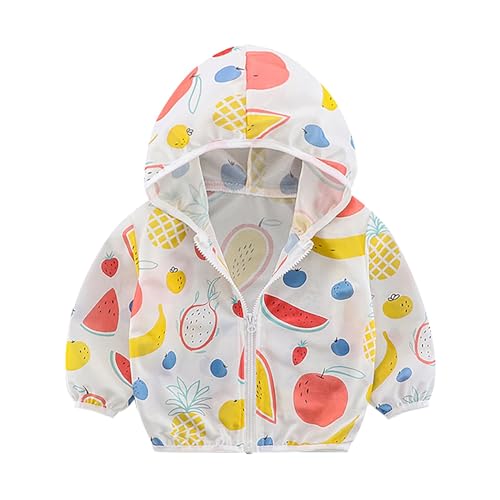 Summer 𝗦unscreen Hoodie for Girls Toddler Boy Lightweight Breathable Windbreaker Coat Sun Pr𝗼tection Outwear