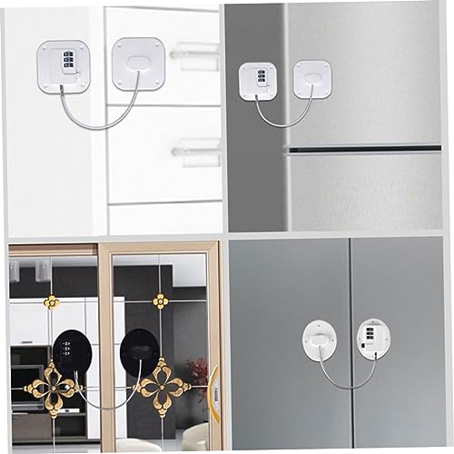 Verrou à code pour réfrigérateur armoire blanc sécurité enfant maison - 7