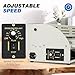 Mxmoonant Electric Creasing Machine with Adjustable Speed 0-100r/min, Paper Creaser Perforator Cutter Folder for Cards Invitations Tickets 110V