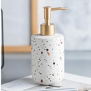 Zeepdispenser voor douche Gedrukt Type Lotion Fles, 400ml Zeepdispenser Fles for Badkamer Keuken Countertop Lotion…