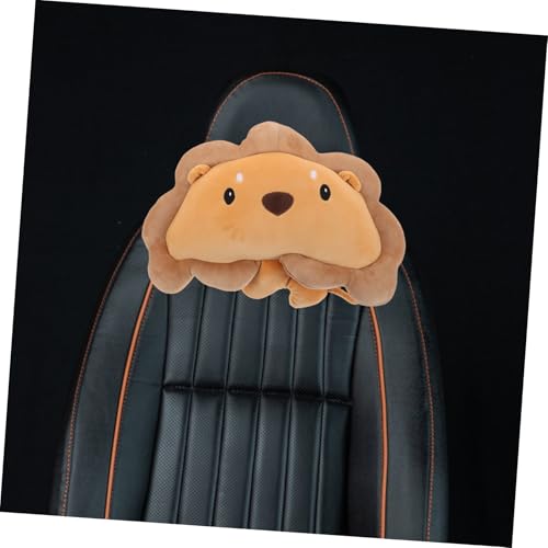 Almohada de cuello de león para auto y viaje miniatura 5
