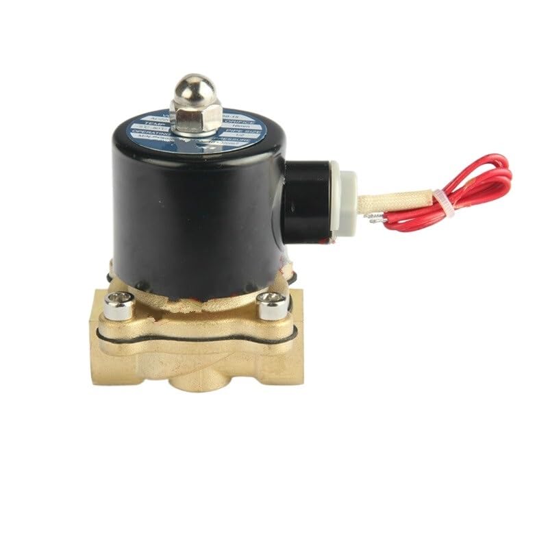 Électrovanne électrique 24 V CA 3/4", vanne pneumatique for Eau, Huile, air, gaz, Corps en Alliage, N/C
