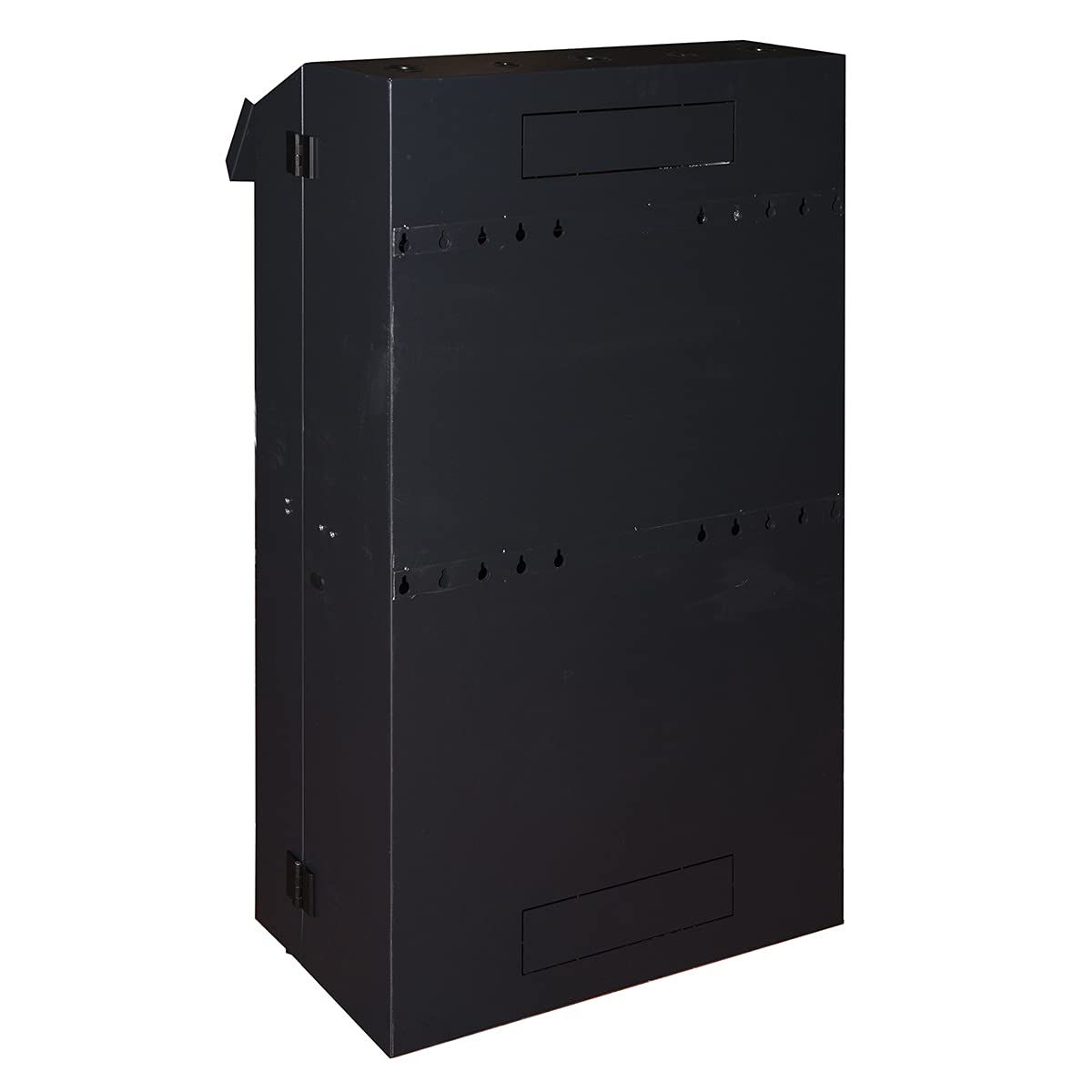 Armadio Rack 19" da Muro Verticale 5U 650x1082x248 mm Nero per Server Profondi Fino a 92 cm Montanti Regolabili