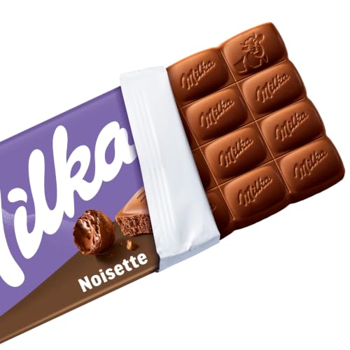 Milka Noisette Alpenmilch Schokoladenriegel, 90 g (25er-Pack) – Ansicht 3