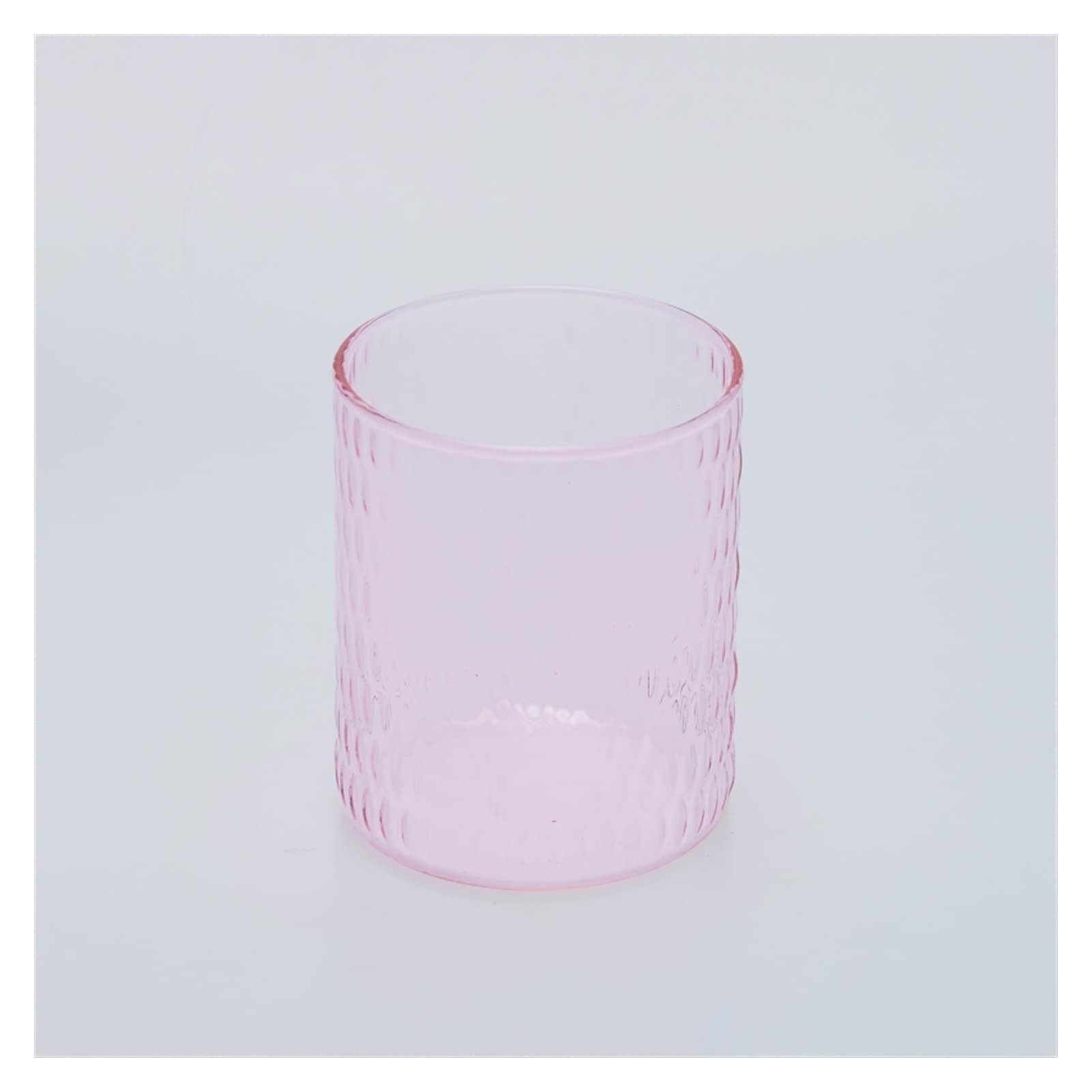 Vasos de cristal color de vidrio tazas drinkware rosa