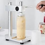 No Power Manuelle Dosenversiegelungsmaschine, Kompakte Handpresse Versiegelung für Einwegdosen, Milch, Tee, Bier, Gewürze, Einstellbare Höhe Werkzeug für Kleinunternehmen, Verpackungsbedarf Blau