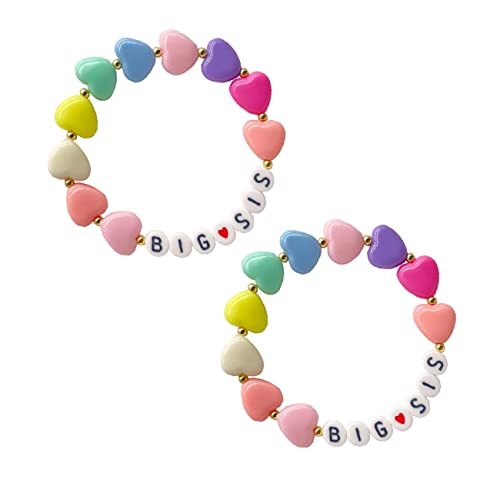 Image of Big Sister Gift - Big Sis Bracelet - Toddler Girls Jewelry - Sister Announcement