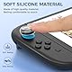 IINE Weiche Silikon Joystick-Kappen für Switch 2 – 2 Stück, Transparente Anti-Rutsch Abdeckungen für Joypad-Thumbsticks
