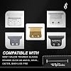 The Rich Barber Pro Barber Tools Set - Accessories Kit with 1-Minute Blade Modifier & 10-Second Blade Setter - Zero Gap Trimmer Alignment Tool, Blade Sharpener Block - Professional Barber Supplies