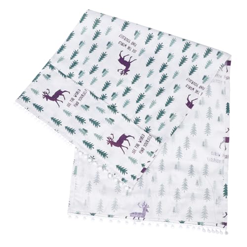 PAMINGONO 洗濯乾燥機カバー ドラム式洗濯機用 鹿柄ダストカバー グレー鹿柄 小物収納対応 キッチン家電用 プロテクター