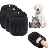 eaacaa Guanti Rimuovi Peli Animali, 2025 NEU Static Removal Gloves Pet, Double-Sided Pet Grooming Gloves Spazzola per Gatti Levapeli Guanti Elettrostatici per Vestiti Divani Tappeti Sedili Auto (3PC)