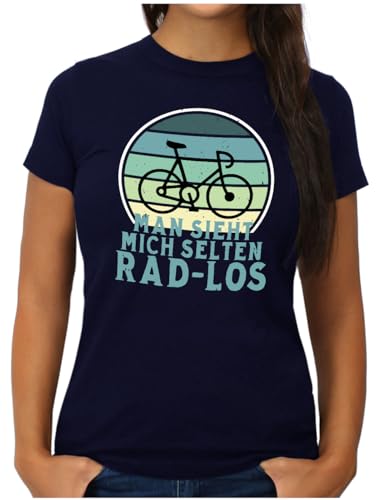 T-shirt vélo amusant femme OM3 grand confort avec inscription originale