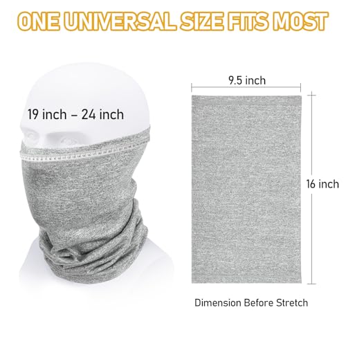 Image of TICONN Neck Gaiter Face Cover Scarf, Neck Warmer Breathable Sun & Wind-proof for Skiing Fishing Hiking Cycling