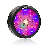 Mrhua 150W UFO LED Grow Light, Full Spectrum Grow Lamp with High Par Value Cree COB for Indoor Plants Seedling Growing Blooming