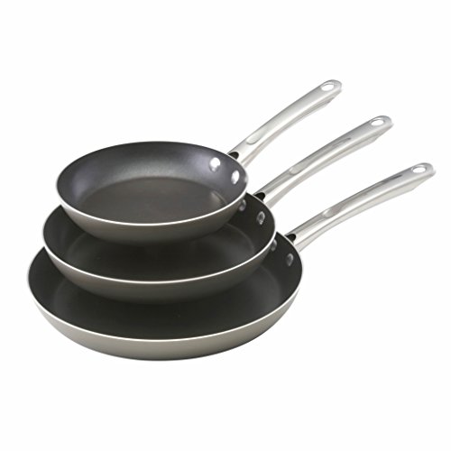 Farberware Skillet Set Triple Pack with Stainless Handles