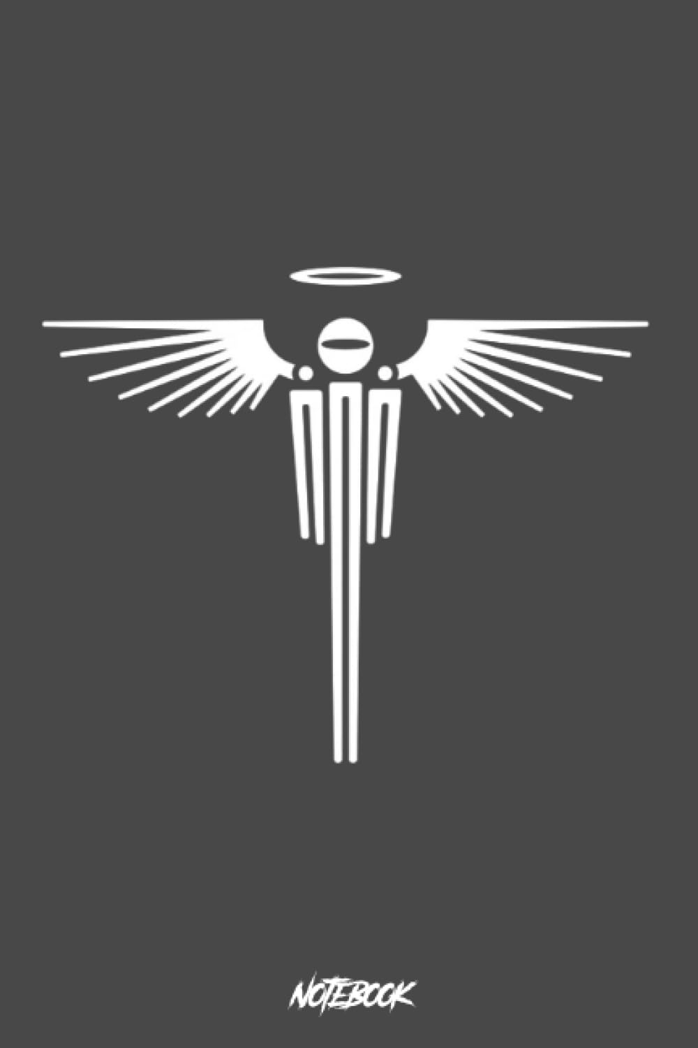 Angel Tecno Notebook: Journal, Diary, Blank Lined Notebook, Note Pad, Writing Notes, 120 Pages, For Students, Work or Personal Use