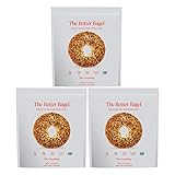 BetterBrand The Everything Better Bagel, High Protein (25 g protein), Low Carb (5 Net G Carb), No Sugar Added, Keto Friendly, Plant Based, Non GMO, 4 Count (Pack of 3)